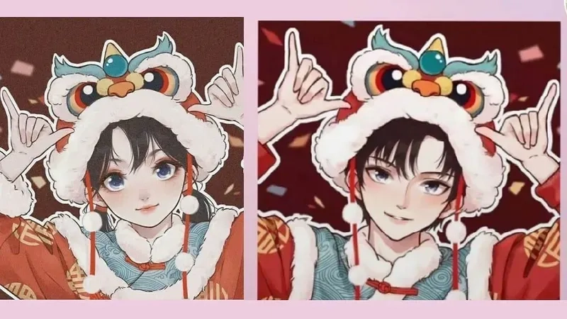 Dễ thương và ngọt ngào trong cặp đôi anime cute