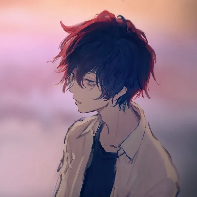 Nét đẹp huyền bí với avatar lạnh lùng hình anime nữ ngầu trắng đen