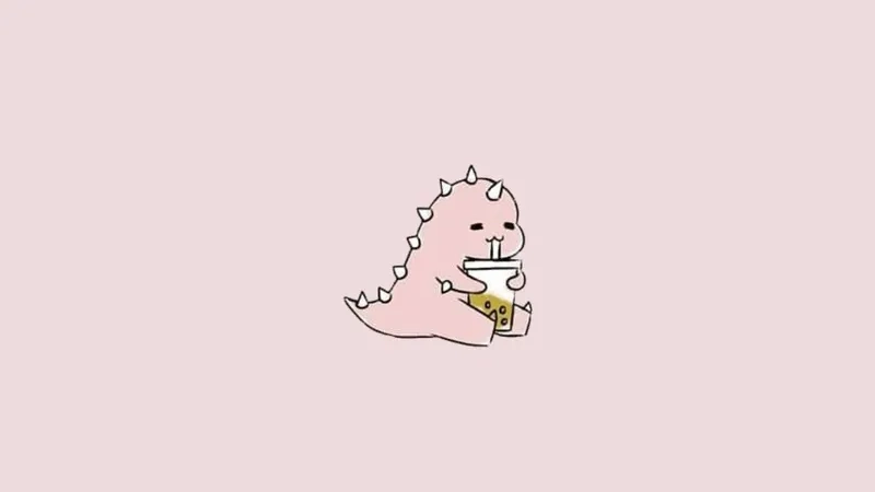 Avatar đôi khủng long cute siêu dễ thương, phong cách ấn tượng