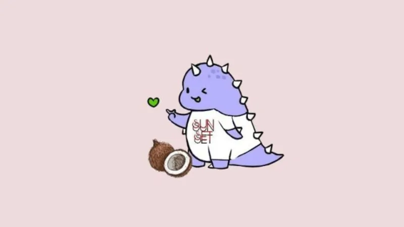 Avatar đôi khủng long cute đáng yêu, tạo dấu ấn riêng biệt