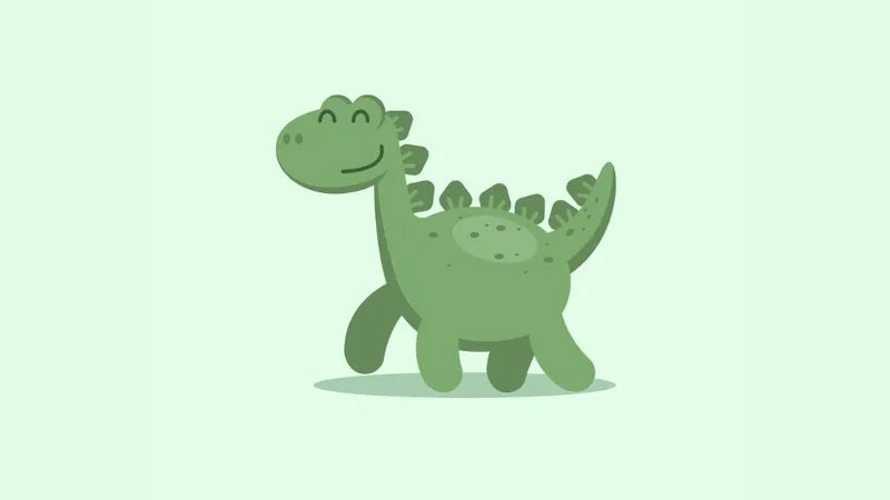 Cute avatar đôi khủng long dễ thương, nổi bật với phong cách độc đáo