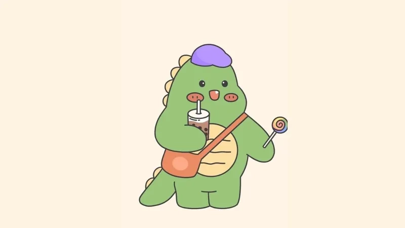 Ảnh đại diện khủng long cute đẹp mắt, thể hiện cá tính riêng