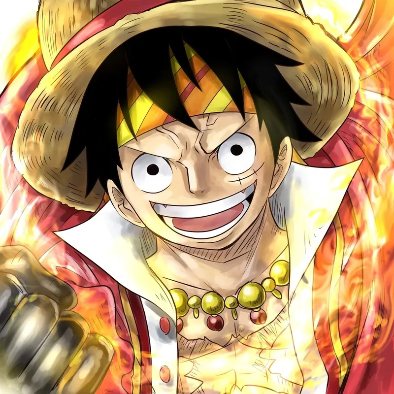 Avatar anime luffy sống động, phong cách mạnh mẽ đầy uy lực