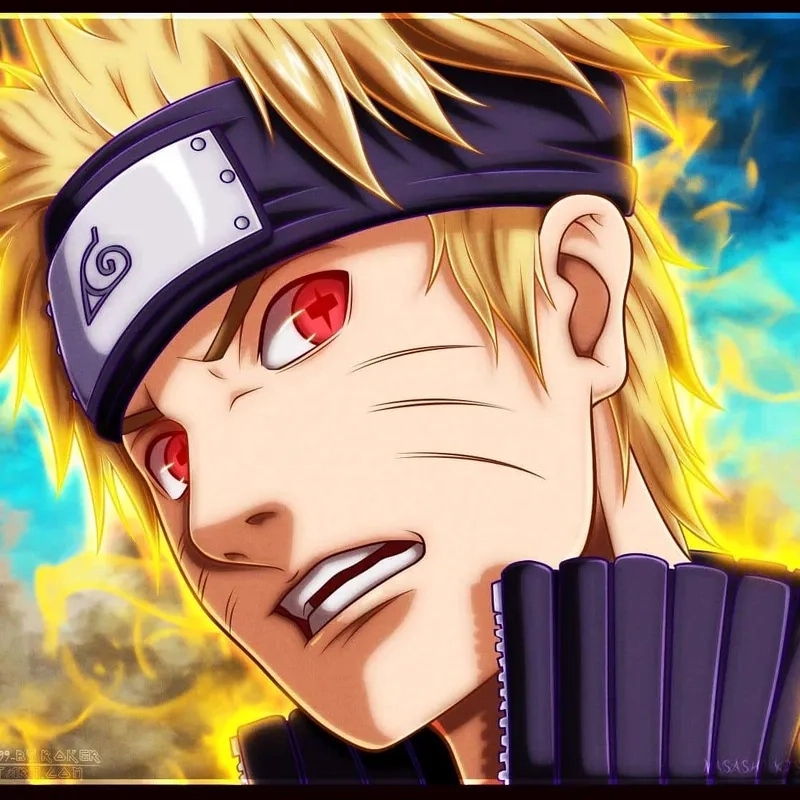 Hình avatar naruto chibi đáng yêu nhưng vẫn toát lên thần thái mạnh mẽ