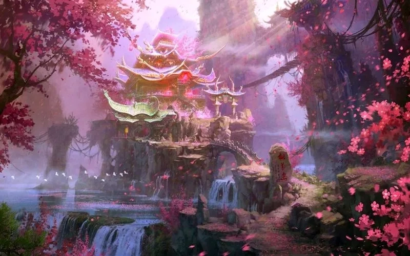 Chiêm ngưỡng ảnh nền phong cảnh anime đẹp đầy nghệ thuật