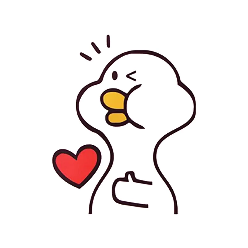 Hình nền máy tính con vịt cute đáng yêu, làm mới không gian làm việc