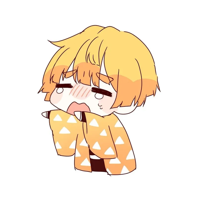 Những ảnh zenitsu chibi dễ thương không thể bỏ qua