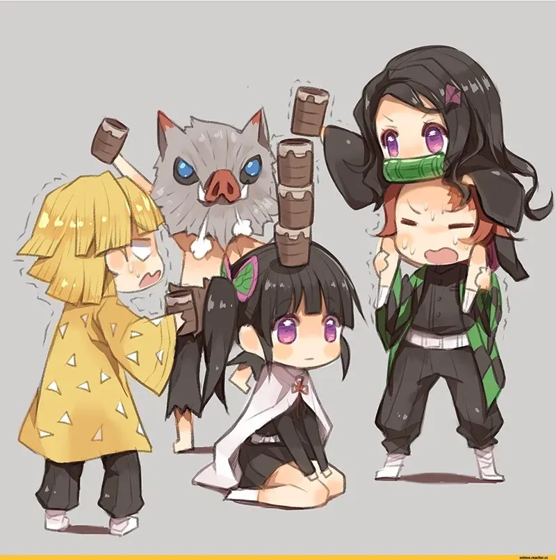Bộ hình ảnh zenitsu chibi siêu cute dành cho bạn