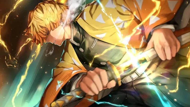 Bộ ảnh anime zenitsu đẹp ấn tượng và sắc nét