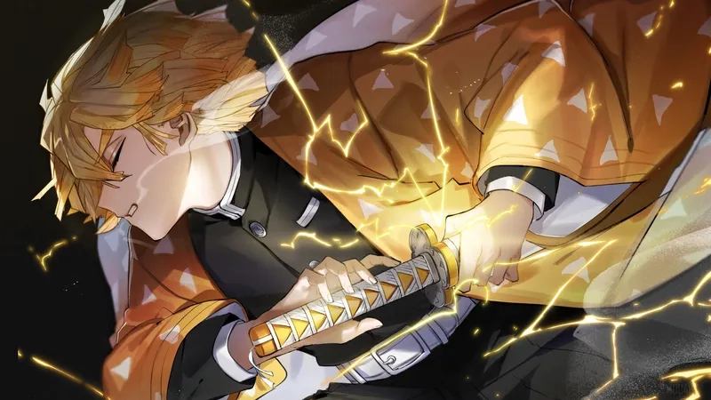 Tải ngay hình nền kimetsu yaiba zenitsu cực chất