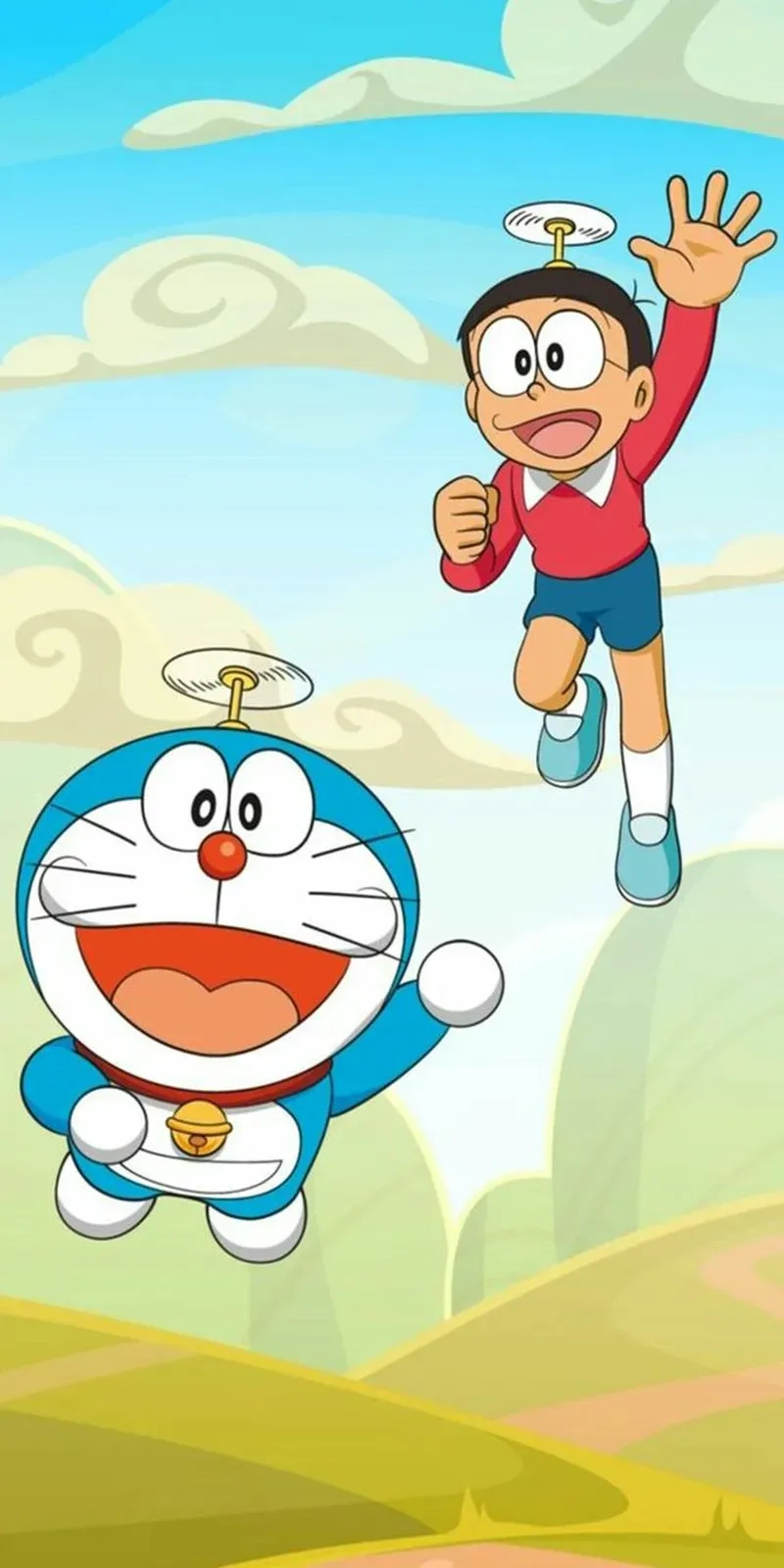 Doraemon và nobita cute dễ thương đáng yêu, gắn kết bền chặt