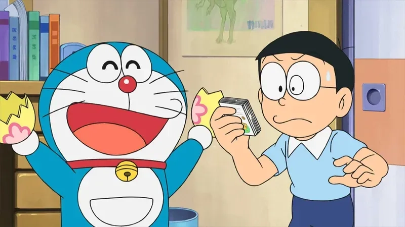 Doraemon và nobita gặp nhau khởi đầu tình bạn đầy ý nghĩa