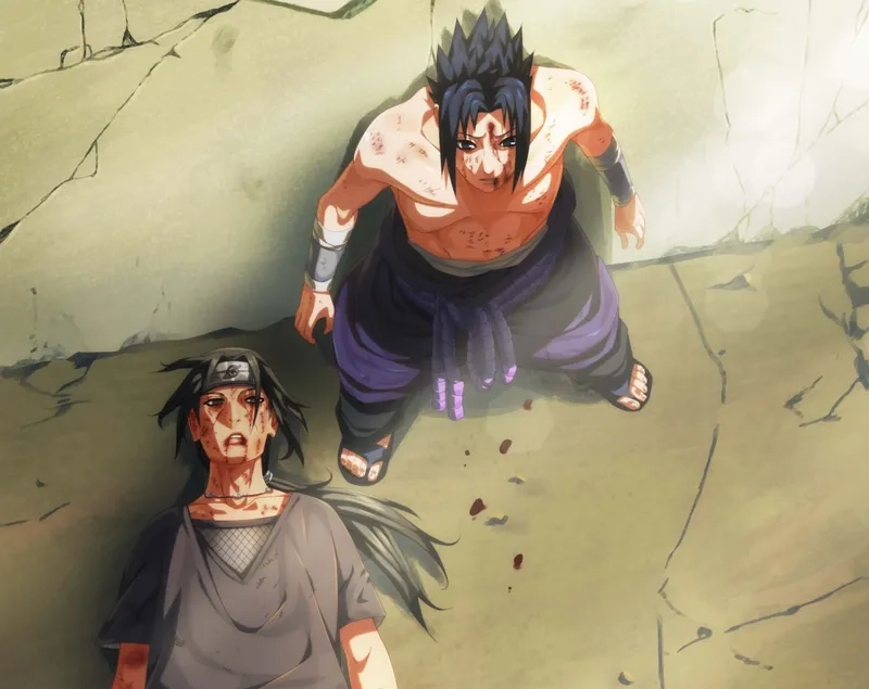 Chiêm ngưỡng hình itachi sharingan với ánh nhìn sắc bén đầy quyền lực