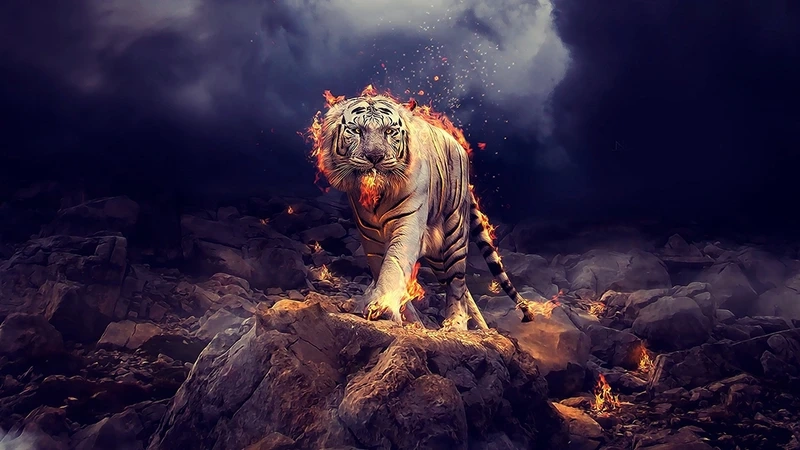 Những hình avatar con hổ thể hiện cá tính mạnh