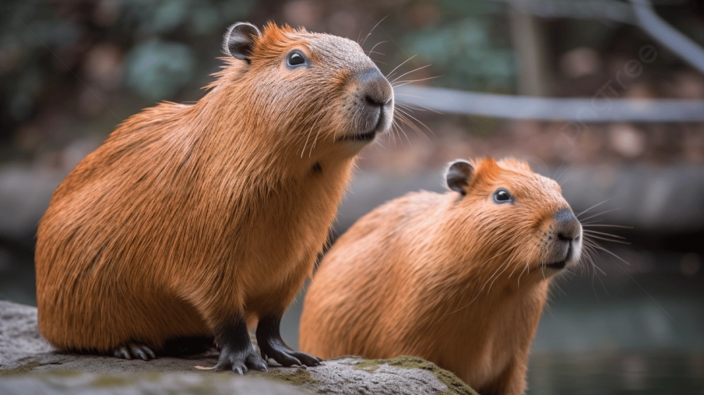 Hình nền capybara siêu đáng yêu, mang đến sự thư giãn dễ chịu