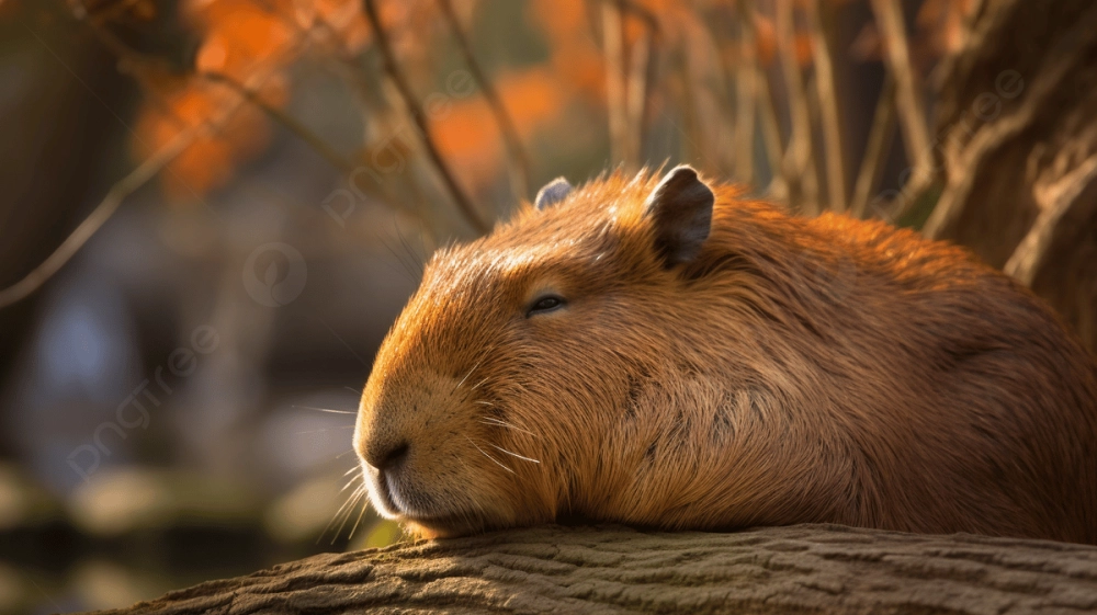 Capybaras cute đáng yêu vui nhộn, mang lại cảm giác thư giãn