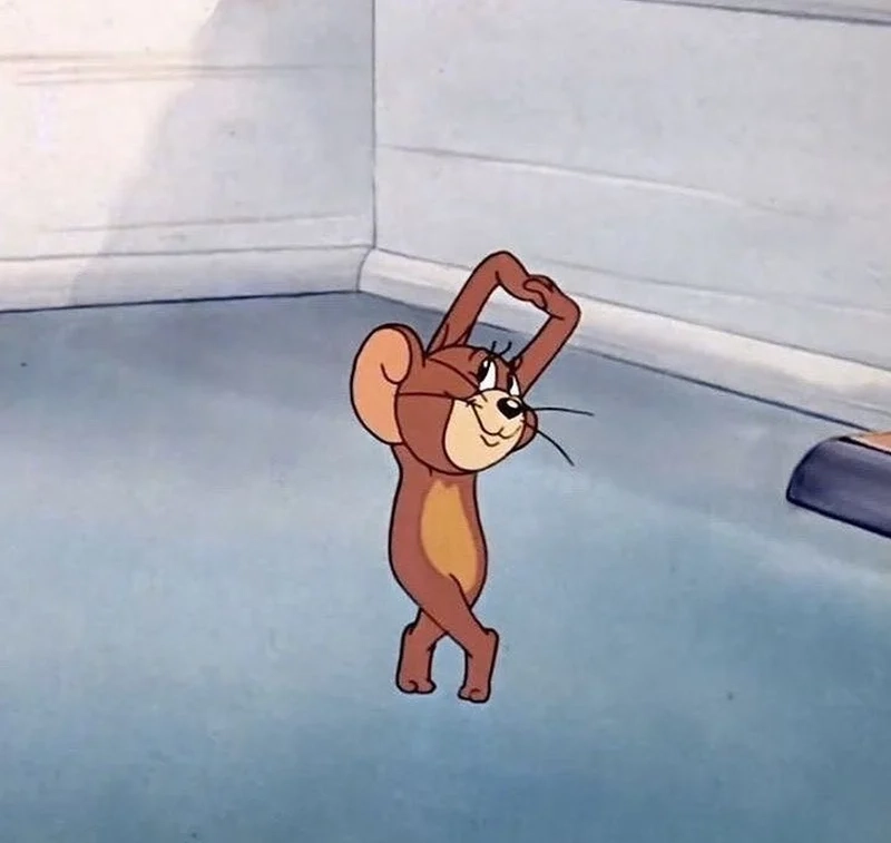 Jerry cute meme đáng yêu sinh động, biểu cảm cực vui