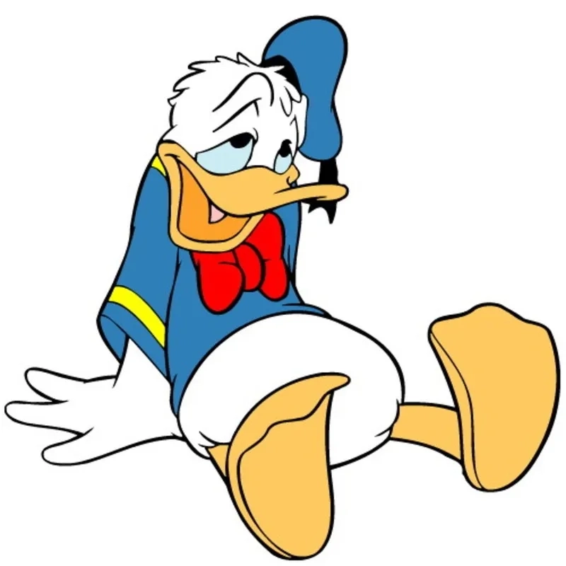 Vịt donald cute đáng yêu, hình ảnh mang đến sự vui vẻ
