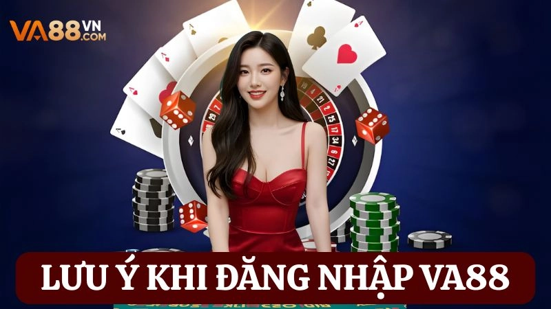 Lưu ý quan trọng trong quá trình đăng nhập tài khoản VA88
