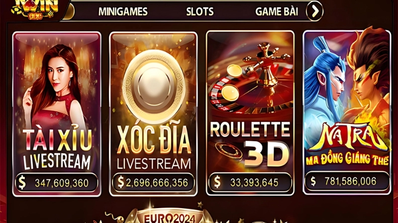 Kho game đa dạng tại iwin Không chỉ có xóc đĩa
