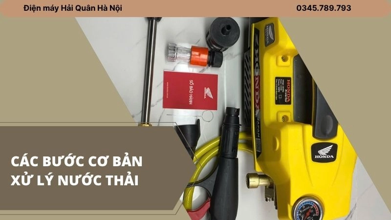 Các bước cơ bản xử lý nước thải an toàn hiệu quả