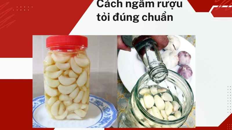 Hướng dẫn cách ngâm rượu tỏi chữa bệnh đúng chuẩn nhất