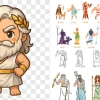 Tuyển tập tranh chibi các vị thần Hy Lạp ấn tượng và độc đáo nhất 2026