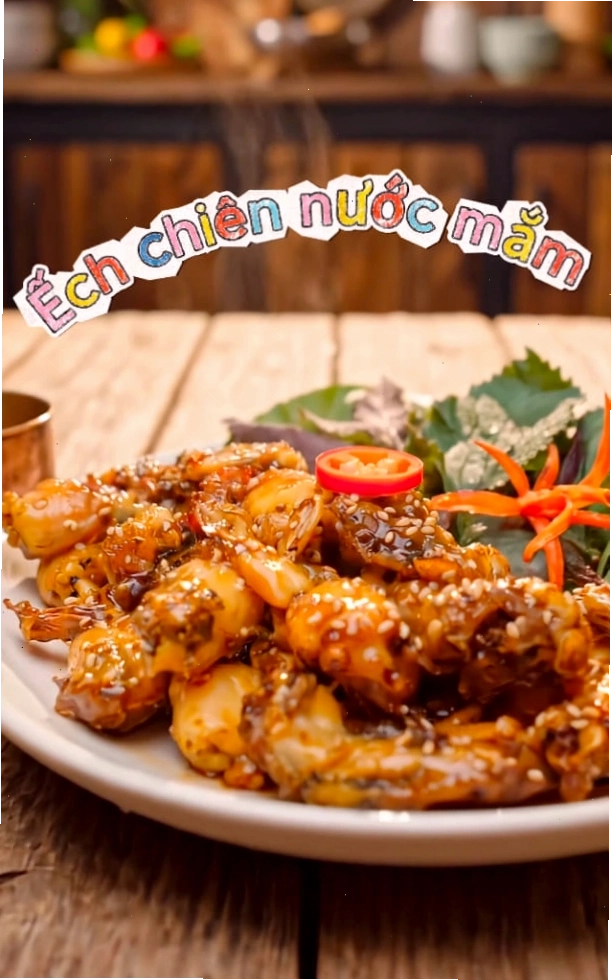 2 cách làm ếch chiên nước mắm thơm ngon đậm đà