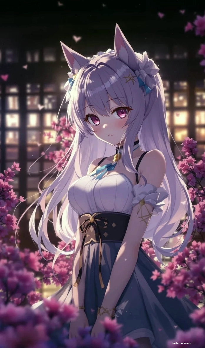 Ảnh anime girl tinh tế với đường nét thanh thoát và biểu cảm sâu lắng