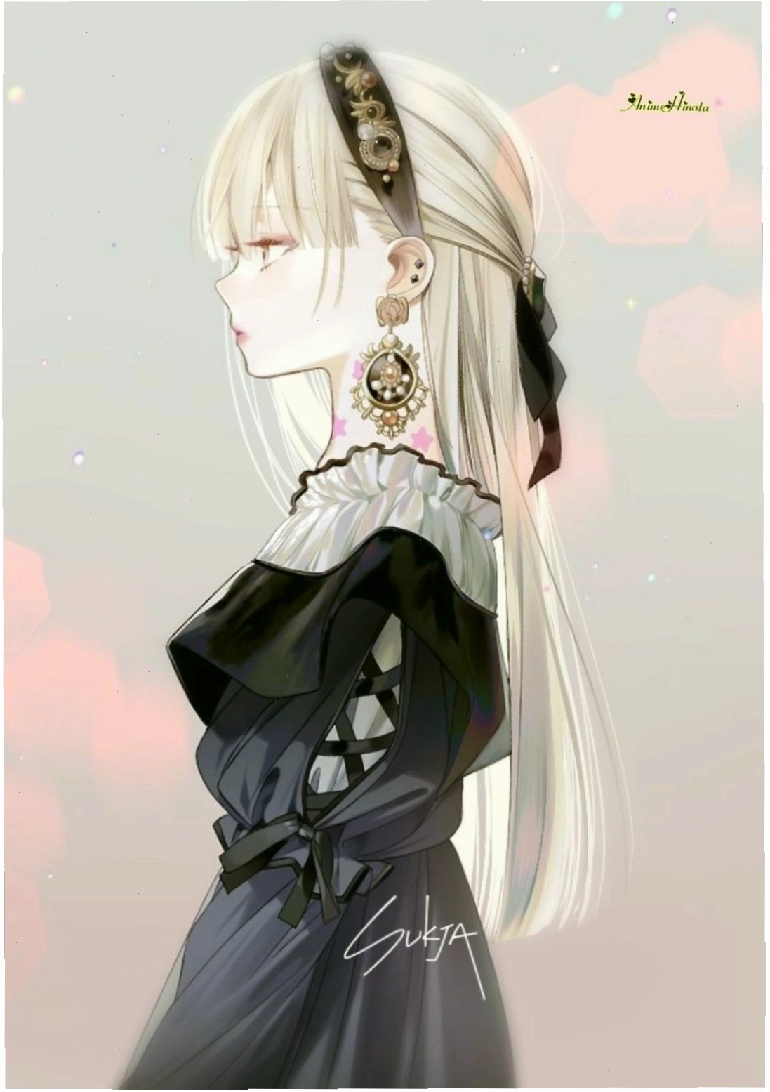 Ảnh anime nữ đẹp với vẻ ngoài lạnh lùng và cuốn hút