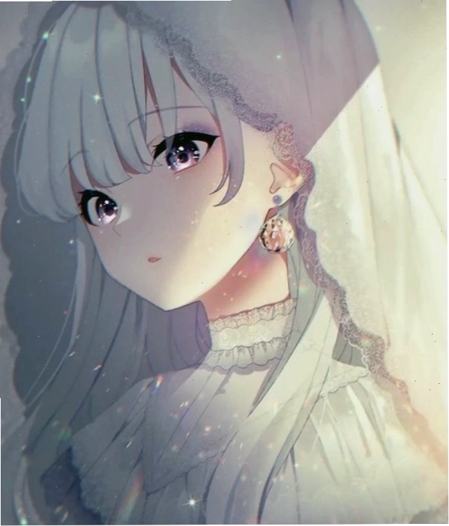 Ảnh anime nữ lạnh lùng với phong cách bí ẩn và ma mị