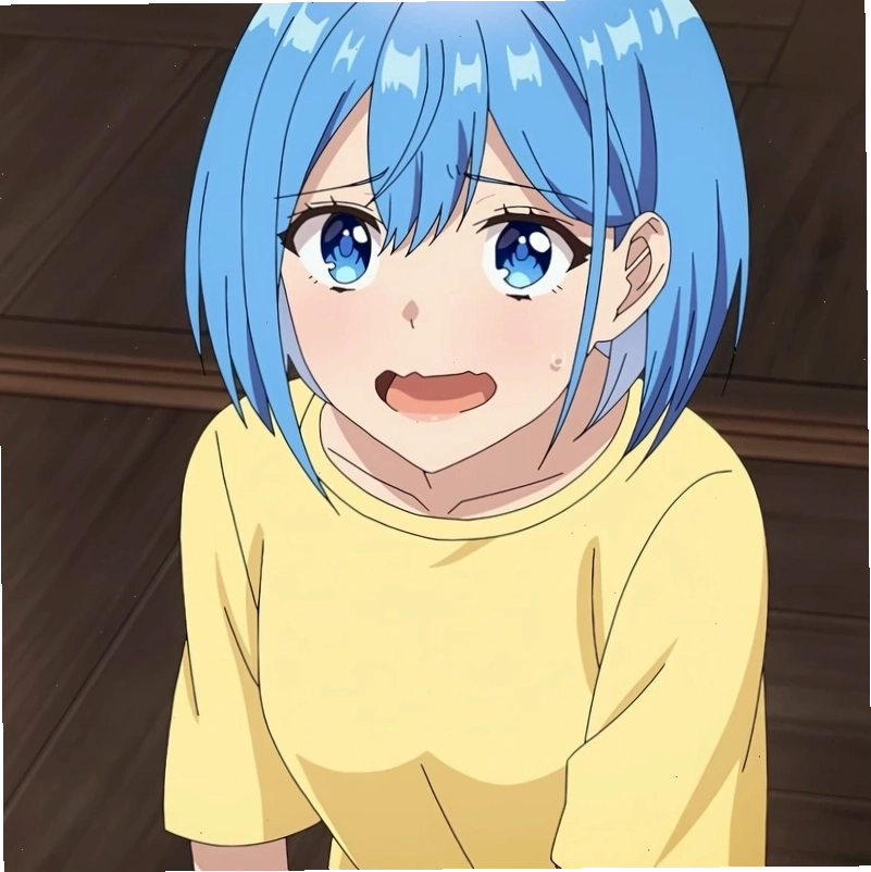 Ảnh đại diện anime nữ dễ thương với trang phục học sinh
