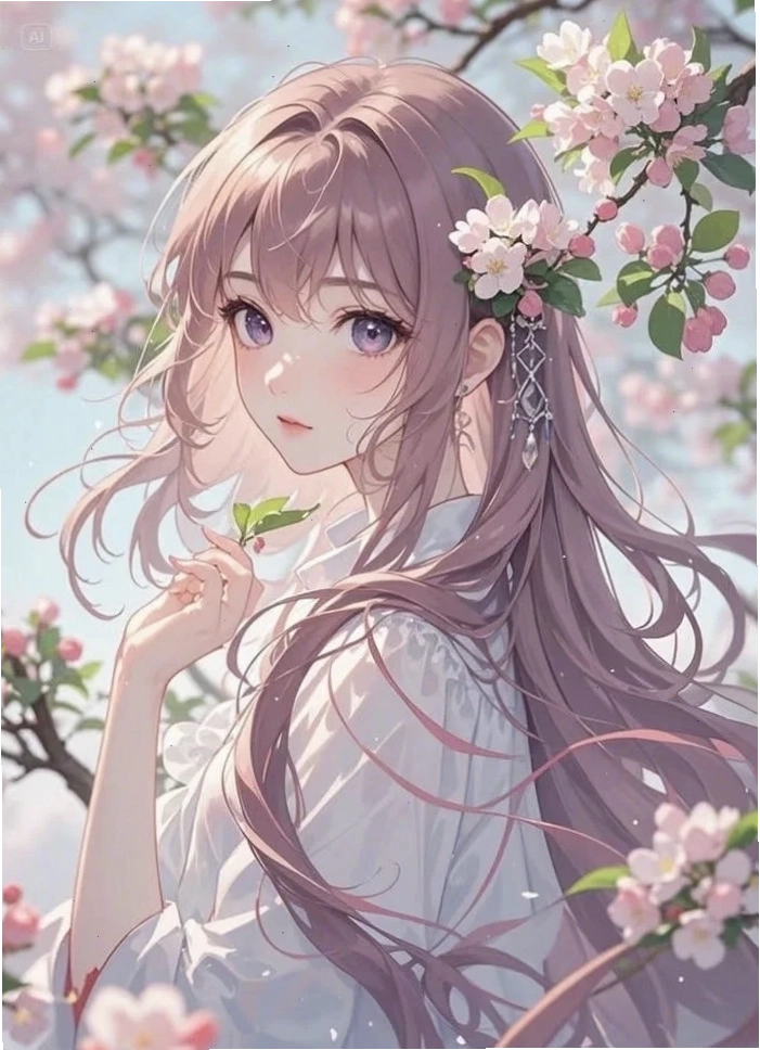 Ảnh đại diện phong cách anime nữ với trang phục hiện đại và cá tính