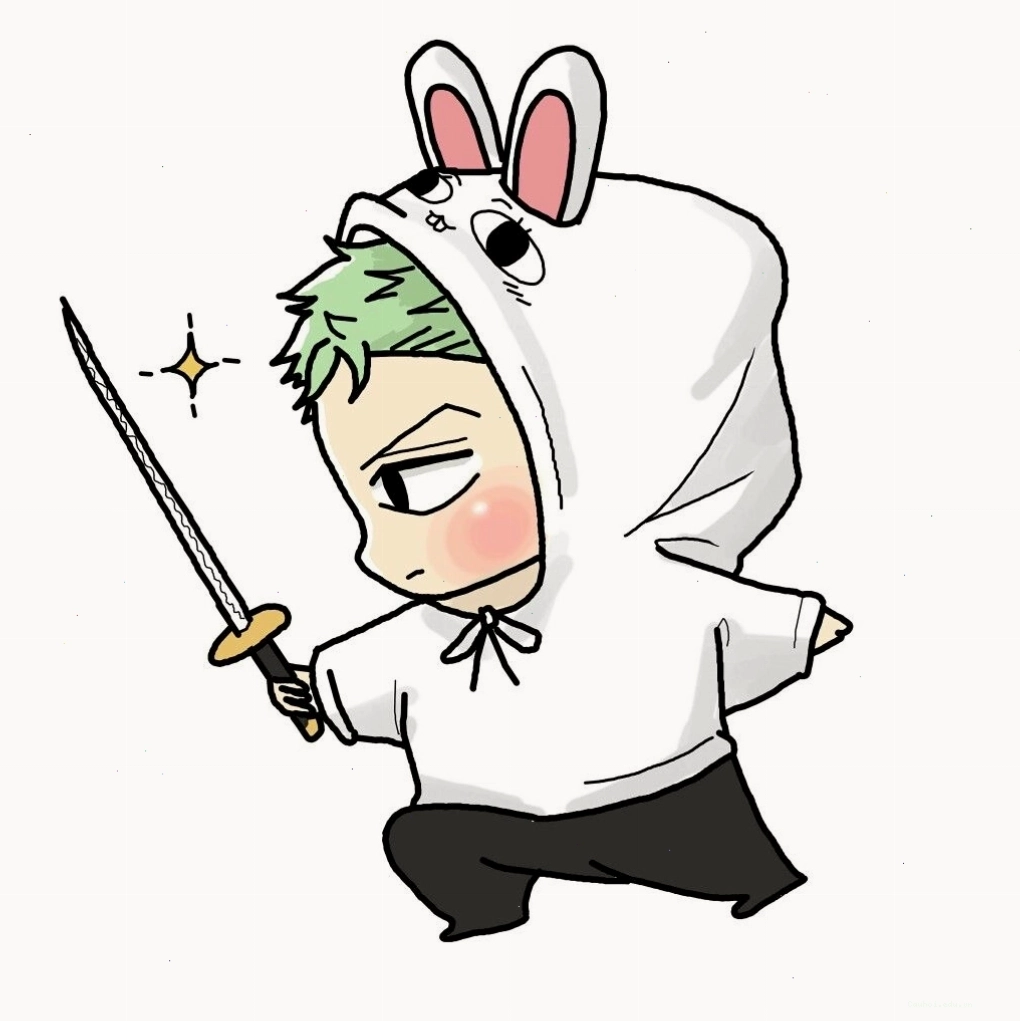 Ảnh One Piece Zoro Chibi ngầu dễ thương