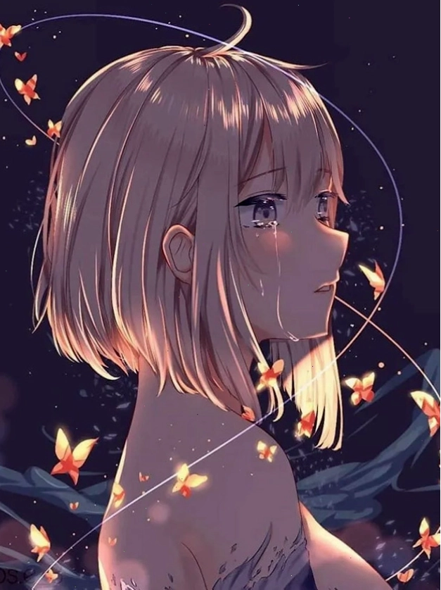 Avatar anime buồn khóc cười đầy tâm trạng