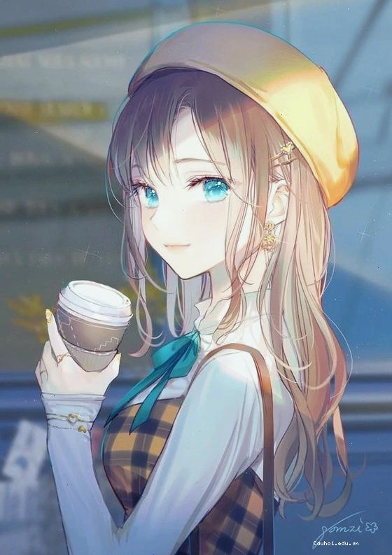 Avatar anime nữ ngầu ác quỷ với đôi mắt đỏ rực và nét quyến rũ chết người