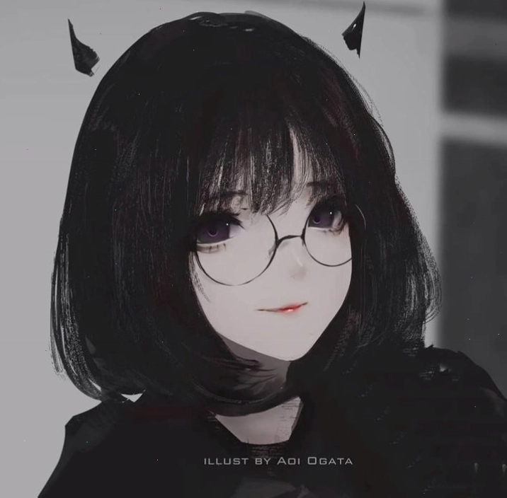 Avatar anime nữ ngầu lạnh lùng, toát lên vẻ bất cần
