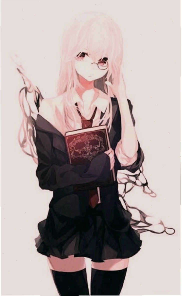 Avatar anime nữ ngầu với ánh mắt sắc lạnh và biểu cảm kiên định