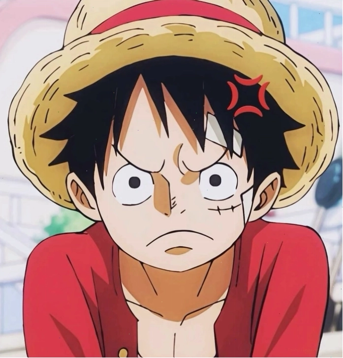 Avatar Luffy Gear 5 với biểu cảm hài hước