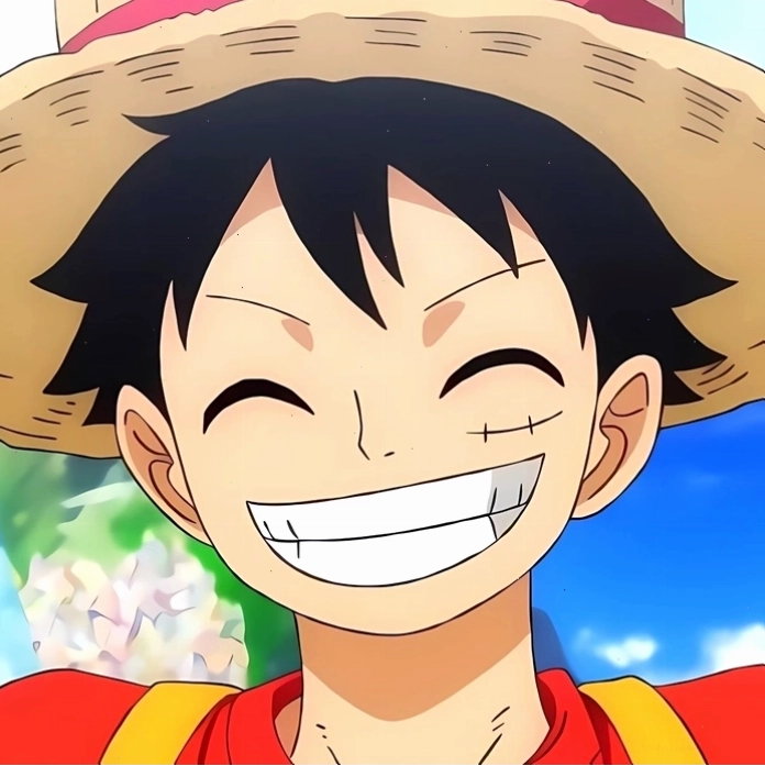 Avatar Luffy với nhiều biểu cảm khác nhau