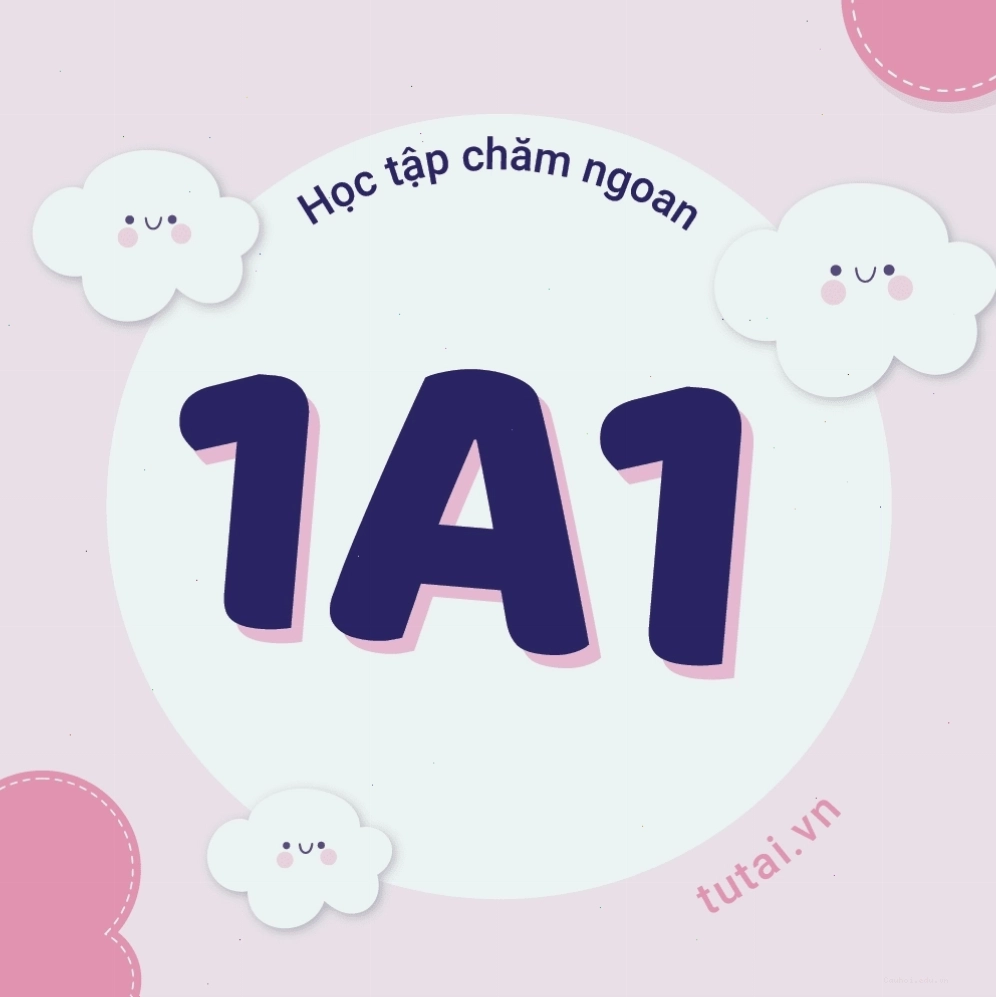 Avatar nhóm lớp 1A1 với chủ đề sáng tạo