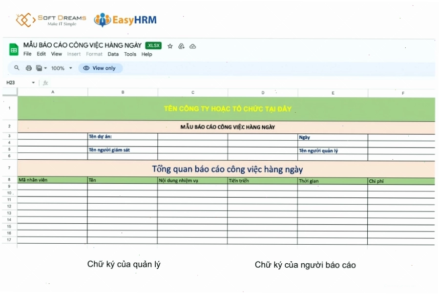 Báo cáo công việc hàng ngày cần ngắn gọn, xúc tích và tập trung vào kết quả