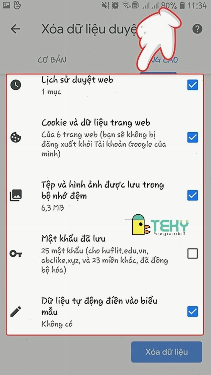 Biểu tượng chế độ ẩn danh
