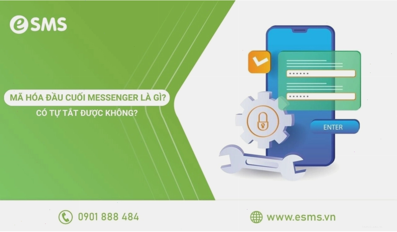 Biểu tượng mã hóa đầu cuối trên Messenger