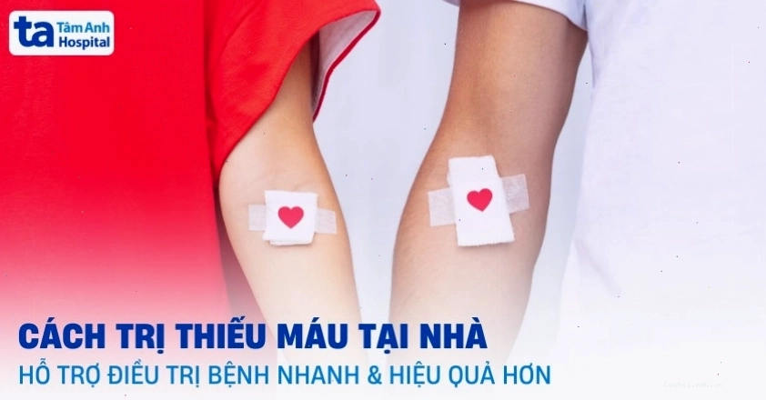 Các biện pháp hỗ trợ điều trị thiếu máu tại nhà