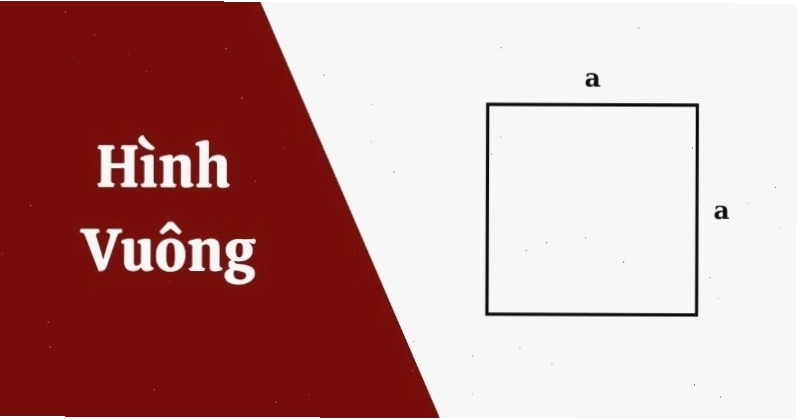 Các bước để tính chu vi hình vuông
