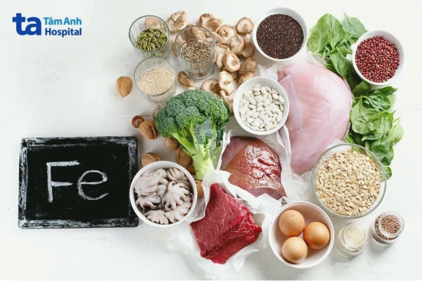 Các thực phẩm giàu sắt tốt cho người thiếu máu