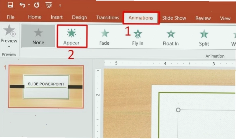 Cách chèn hiệu ứng vào slide PowerPoint