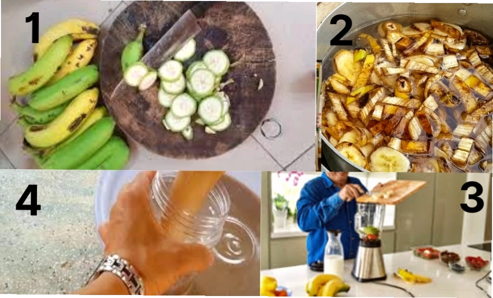 Cách làm dịch chuối tưới lan bằng phương pháp đun sôi