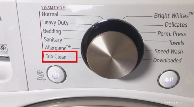 Cách sử dụng chế độ vệ sinh lồng giặt trên máy giặt